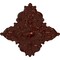 Ekena Millwork Melchor Diamond Medallion (Canopies up to 4"), 67 1/4"W x 43 3/8"H x 4"ID x 2"P, Antique Copper CM70X43MLACS - alternate 3